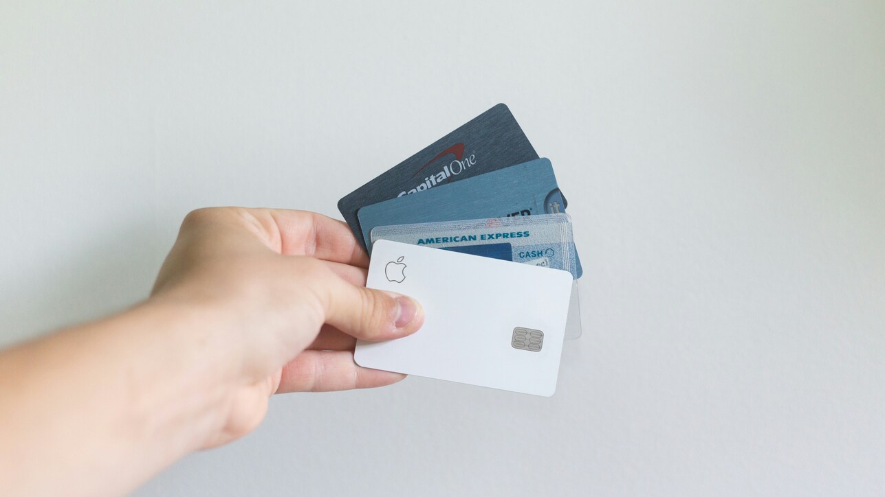 Credit cards illustrating utilization and payment discipline